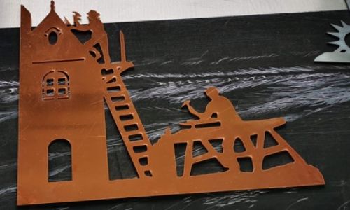 Découpe fait au jet d'eau